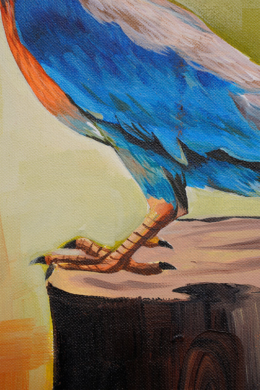 Blue Jay Painting