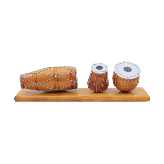 Set Of Bobbili Tabala | Wood | 13 X 2.5 X 3.5 Inch