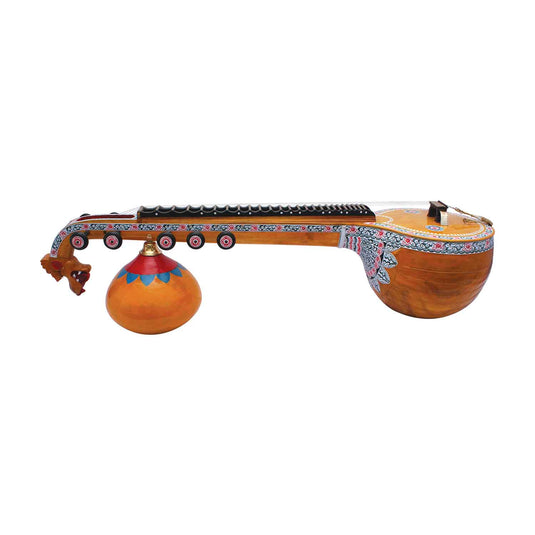 Traditional Bobbili Veena – Big | Wood | 42 X 10.5 X 12 Inch