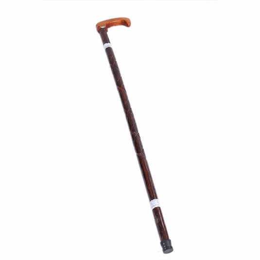 Rajahmundry Hand Carved Attractive Walking Stick | Palm Wood | 5.5x1x37Inch