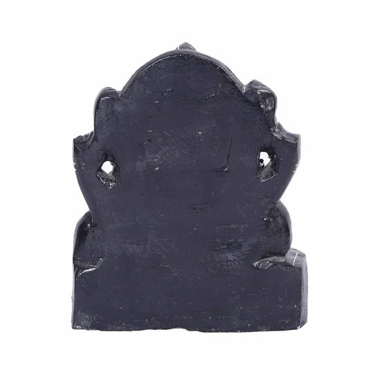 Sculpture Of Lord Ganesh – Sitting Posture | Stone Carving | 3.5 X 2 X 4.7 Inch