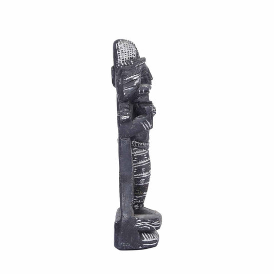 Sculpture Of Krishnaveni – Standing Posture | Stone Carving | 3 X 1.5 X 6.5Inch